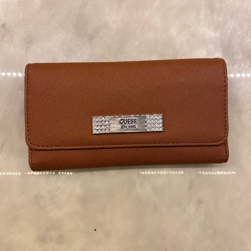 Guess Folding Brown Wallet